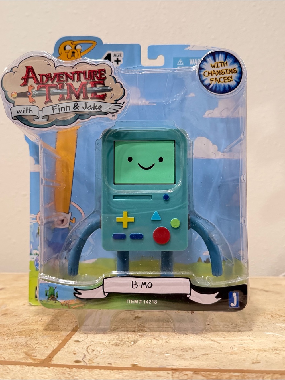 ADVENTURE TIME B-MO W / CHANGING FACES JAZWARES FIGURE 14218